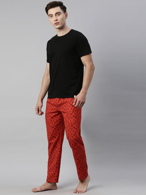 Black & Red Assorted Night Suit